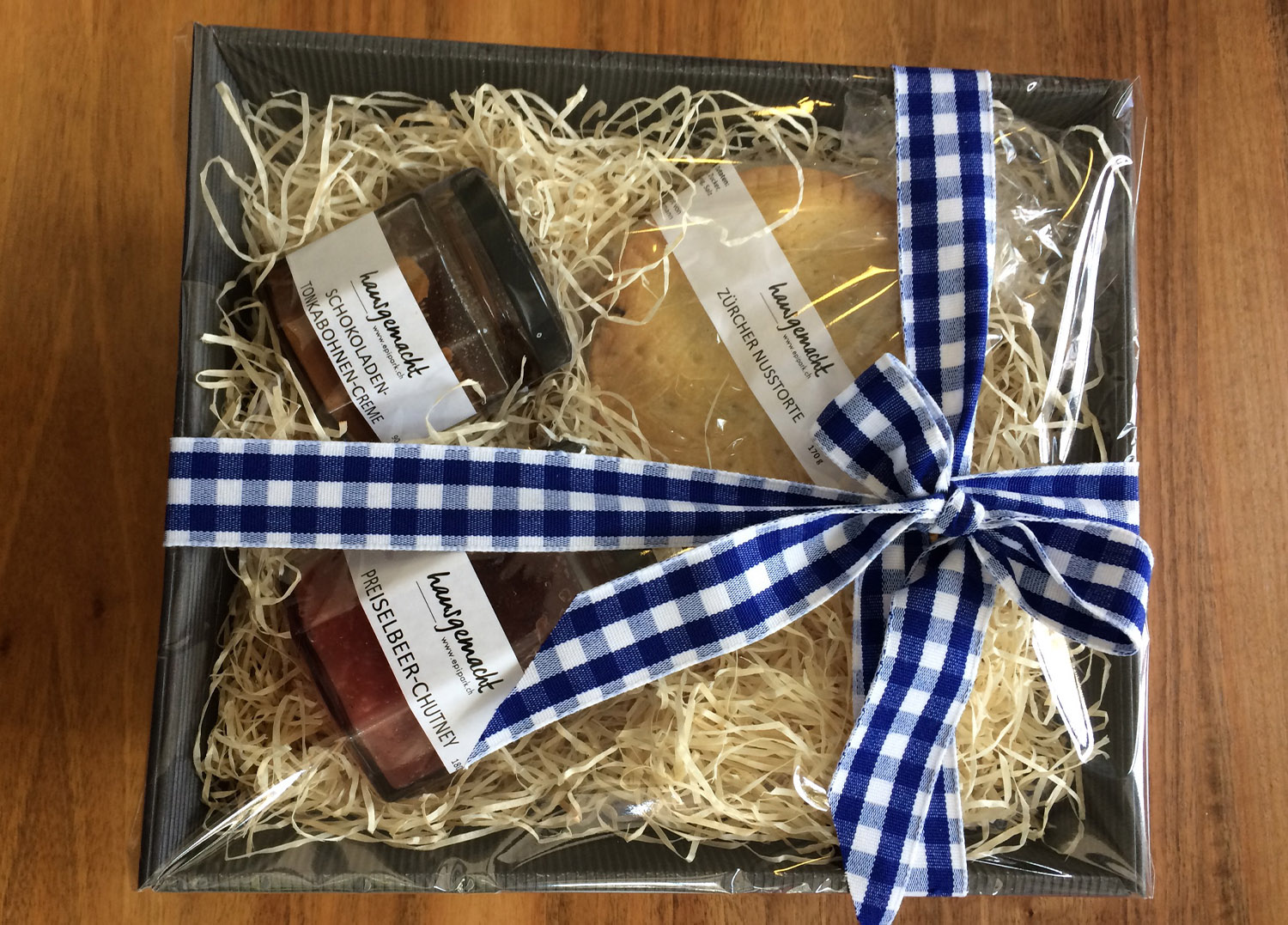 Geschenkkorb «süss»