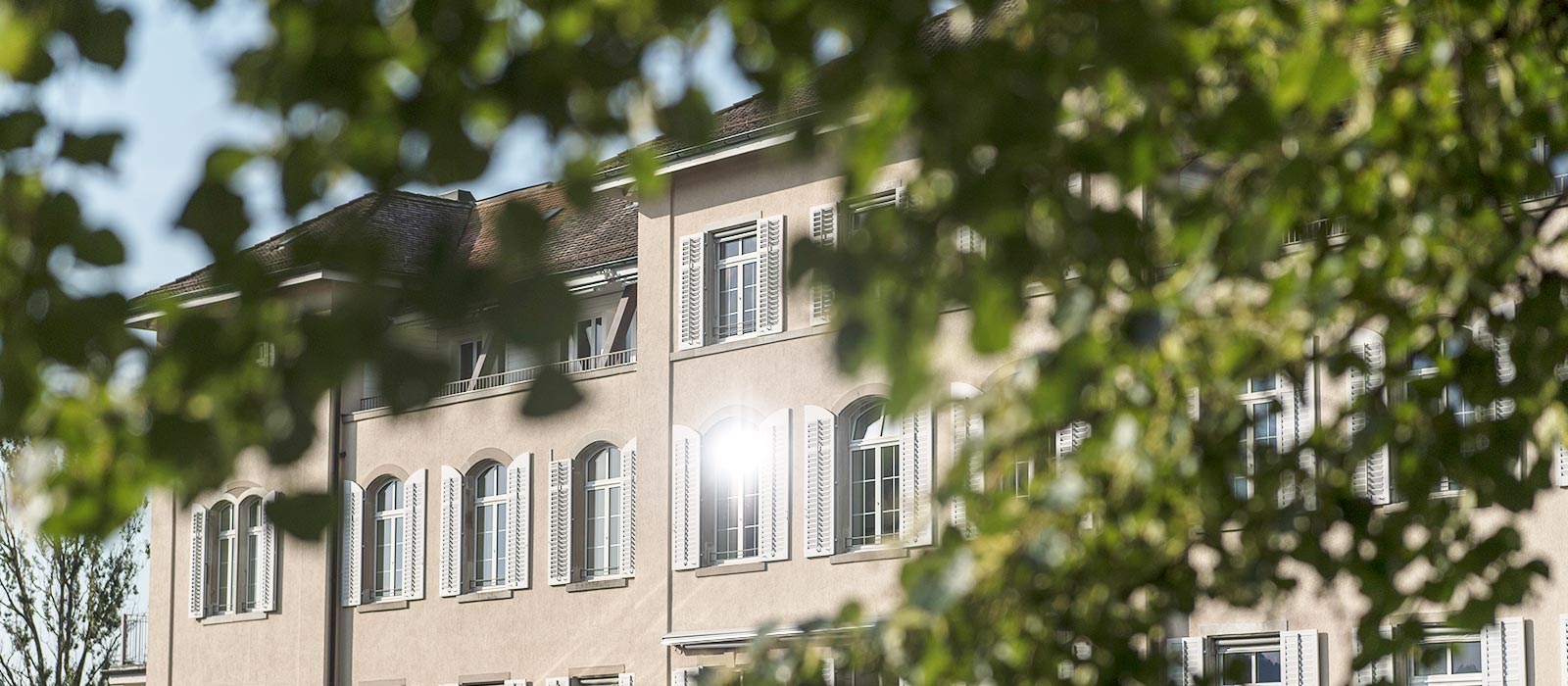 Altes Haus mit Baum