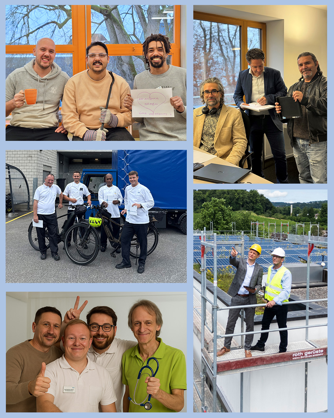 Collage Männer bei der EPI