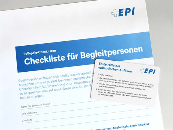 Bild einer Epilepsie-Checkliste