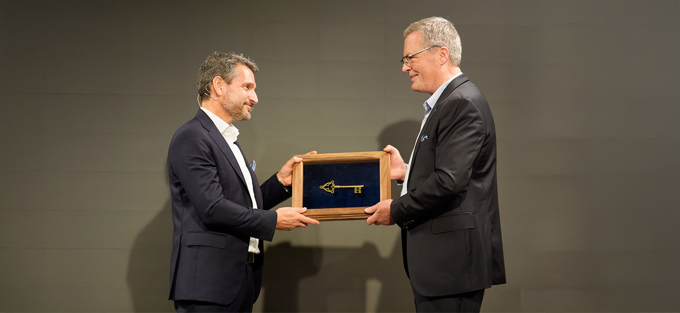 Abschied von Felix Grether und Begrüssung von Dr. Georg Schäppi als neuem Stiftungsratspräsidenten