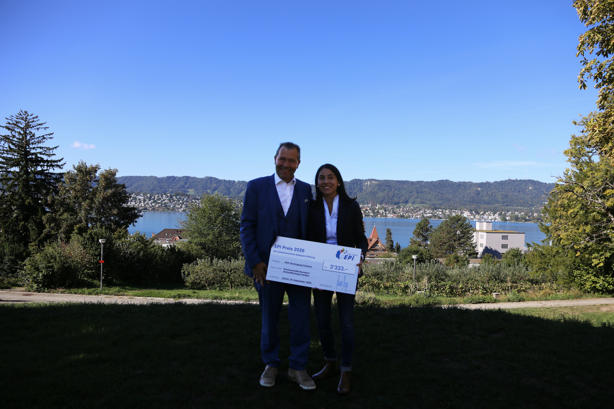 Gewinnerin Frau Zumbrunnen bei der Verleihung des EPI Preises 2026